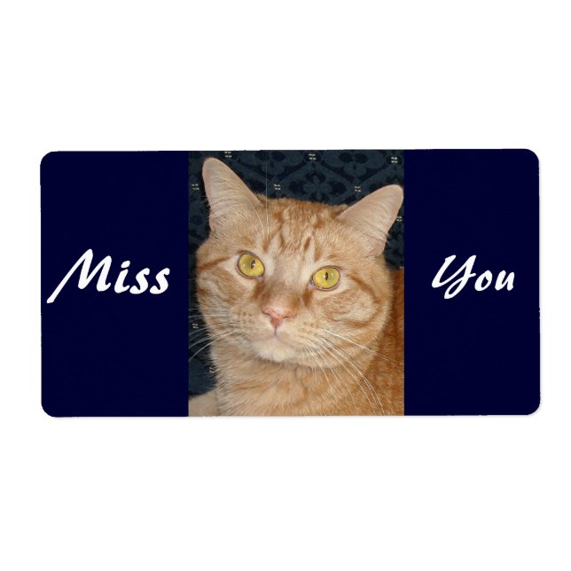 Miss You Label (Front)