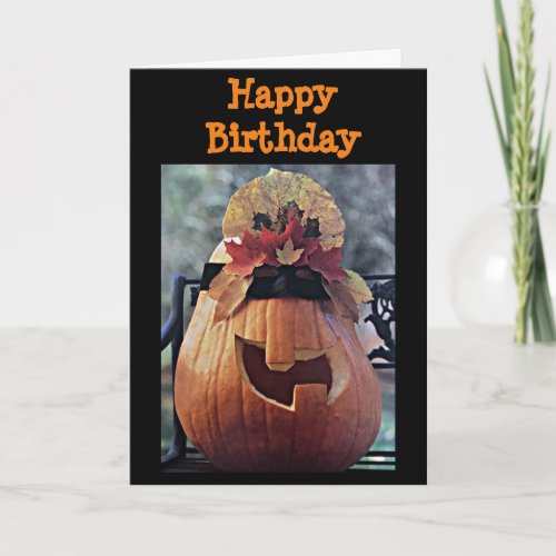 MISS YOU LOVE YOU HAPPY OCTOBER BIRTHDAY CARD