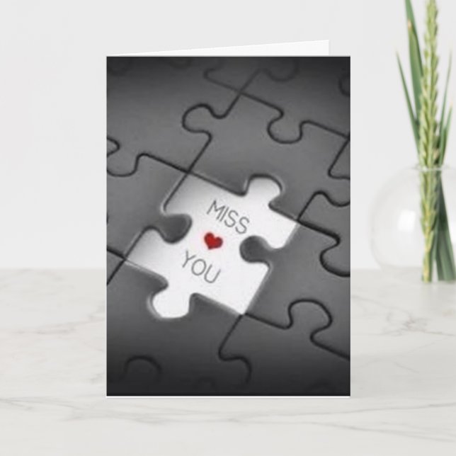 **MISS YOU** MORE THAN YOU COULD EVER KNOW CARD (Front)