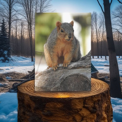 Miss You my Nutty Friend Funny Squirrel Pun Card