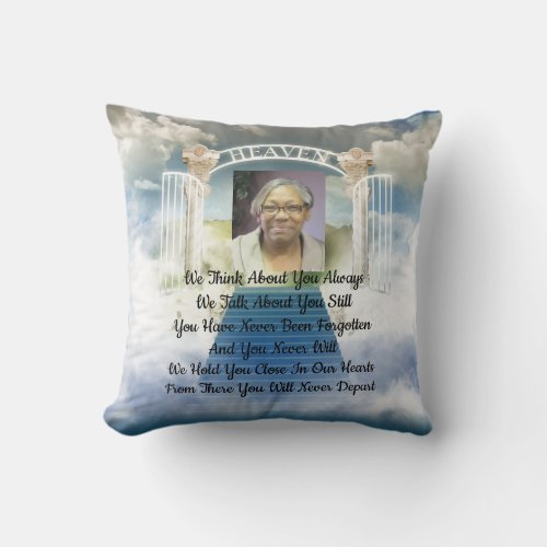 Miss You personalize Throw Pillow