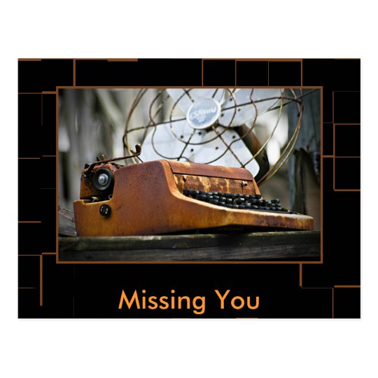 Miss You Postcard