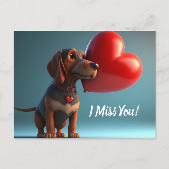 Miss You! Postcard (Front)