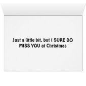 **MISS YOU** SO MUCH at **CHRISTMAS** (Inside Horizontal (Bottom))