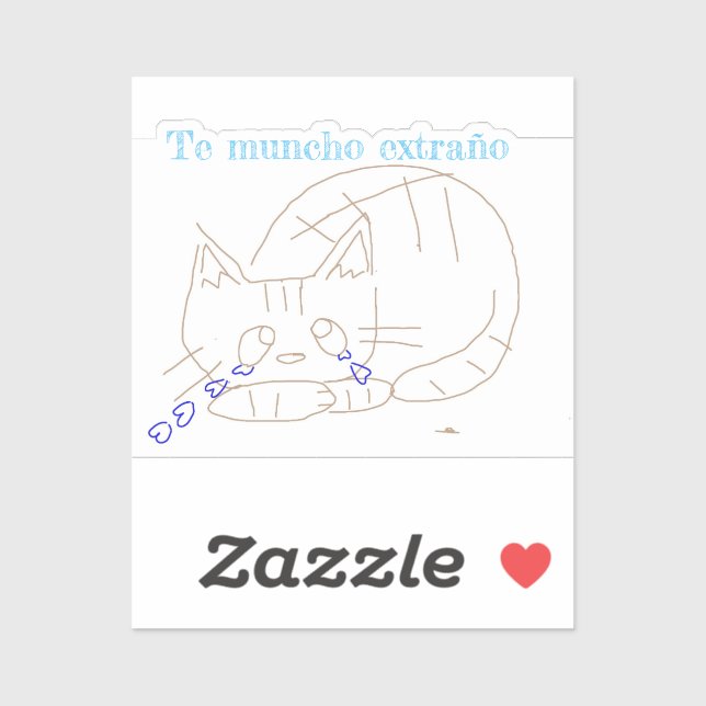 miss you sticker (Sheet)