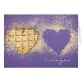 Miss You- waffle heart on purple (Front Horizontal)