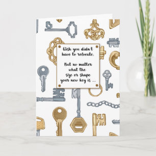 Miss You When You Relocate Keys Card