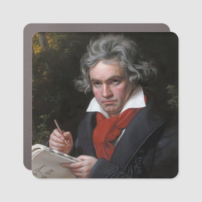 Missa Solemnis: Ludwig Beethoven Classical Music Car Magnet (Front)