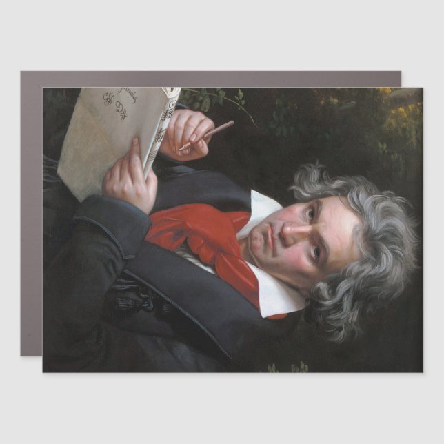 Missa Solemnis: Ludwig Beethoven Classical Music Car Magnet (Front)