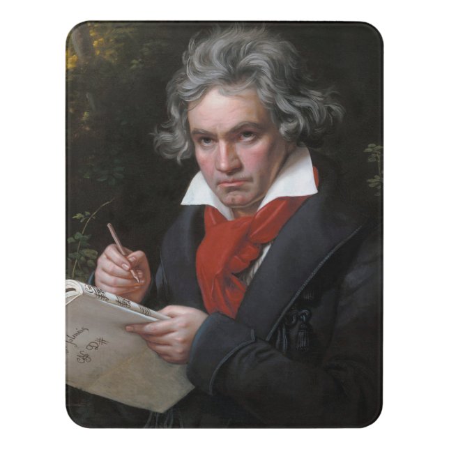 Missa Solemnis: Ludwig Beethoven Classical Music Door Sign (Contemporary Vert)