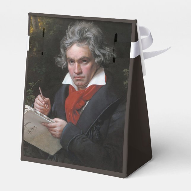 Missa Solemnis: Ludwig Beethoven Classical Music Favor Boxes (Back Side)