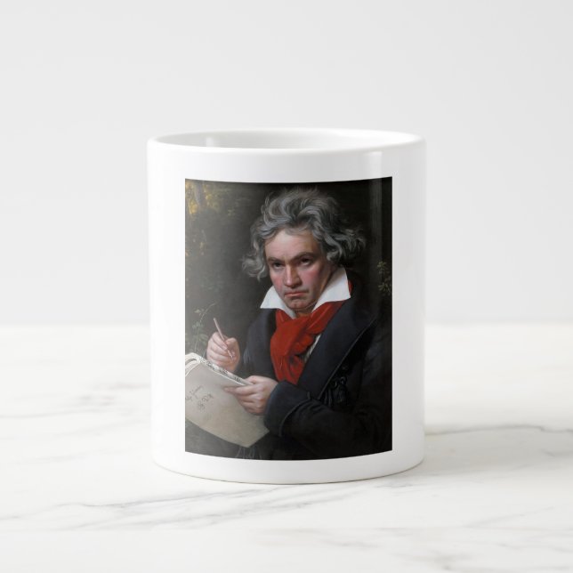Missa Solemnis: Ludwig Beethoven Classical Music Giant Coffee Mug (Front)