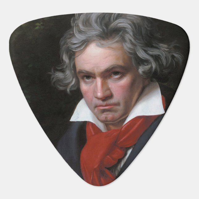 Missa Solemnis: Ludwig Beethoven Classical Music Guitar Pick (Front)