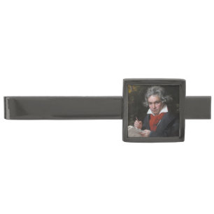Missa Solemnis: Ludwig Beethoven Classical Music Gunmetal Finish Tie Bar