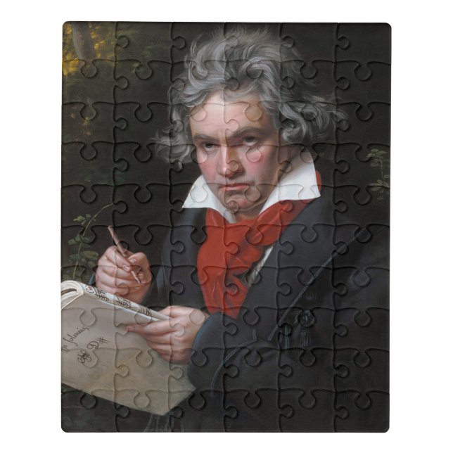 Missa Solemnis: Ludwig Beethoven Classical Music Jigsaw Puzzle (Puzzle Vertical)