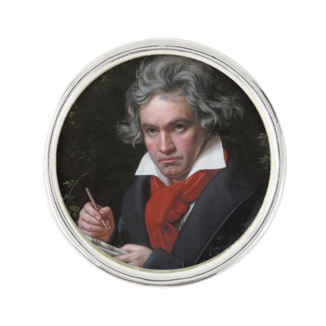 Missa Solemnis: Ludwig Beethoven Classical Music Lapel Pin (Front)