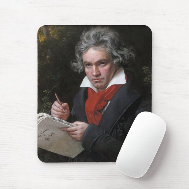 Missa Solemnis: Ludwig Beethoven Classical Music Mouse Pad (With Mouse)