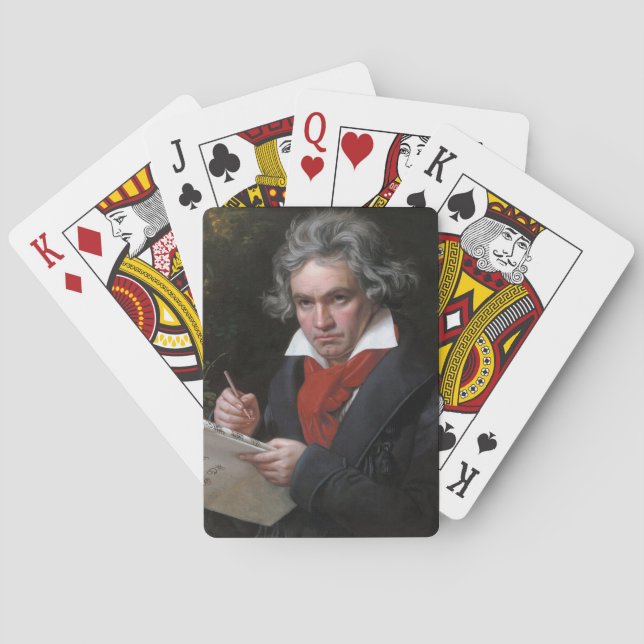 Missa Solemnis: Ludwig Beethoven Classical Music Poker Cards (Back)