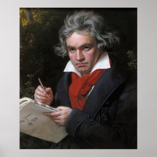 Missa Solemnis: Ludwig Beethoven Classical Music Poster