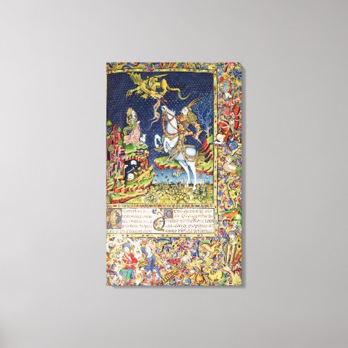 Missal of St George of Topusko Canvas Print