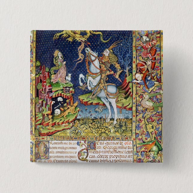 Missal of St. George of Topusko Pinback Button (Front)