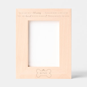 Missed Beyond Measure Pet Memorial Keepsake  Engraved Frames