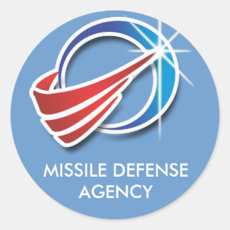 Missile Defense Agency Classic Round Sticker