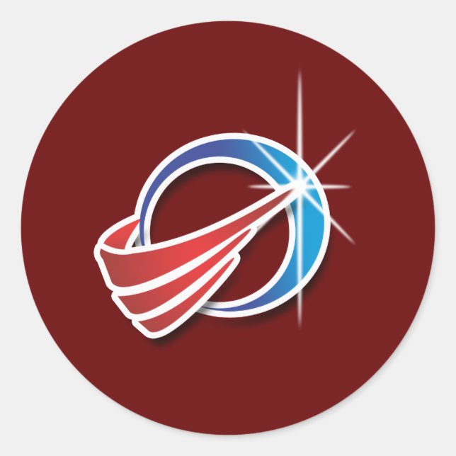 Missile Defense Agency Classic Round Sticker (Front)