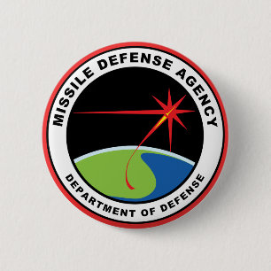 Missile Defense Agency Emblem Pinback Button