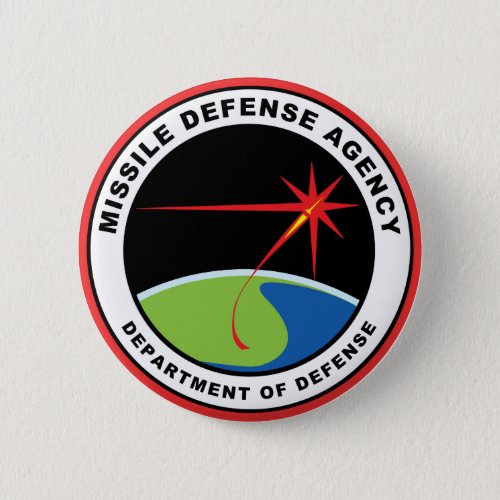 Missile Defense Agency Emblem Pinback Button