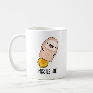 Missile Toe Funny Mistletoe Pun Coffee Mug