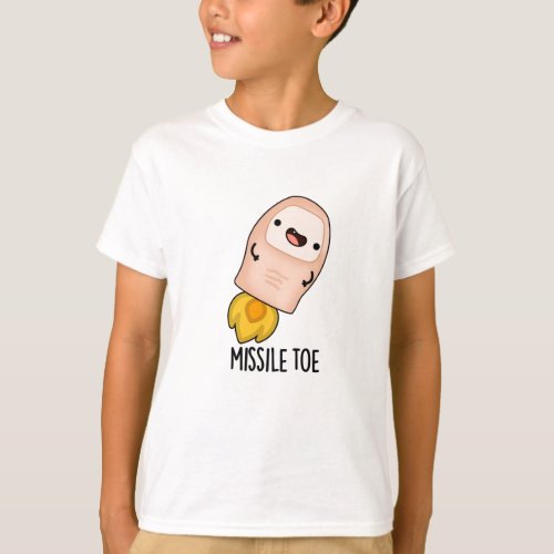 Missile Toe Funny Mistletoe Pun T_Shirt