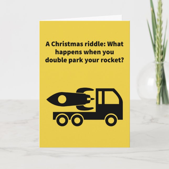 Missile Tow - Christmas Card (Front)