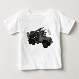 Missile vehicle cartoon illustration baby T-Shirt