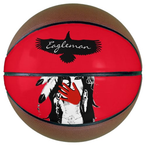 Missing and Murdered Indigenous Women Eagle Basketball