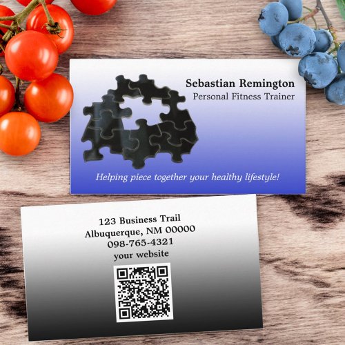Missing Puzzle Piece Business Card