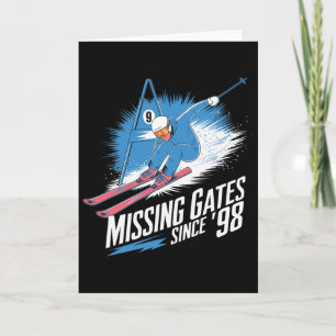Missing Gates Since 98 Alpine Skiing  Card