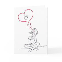 Missing Him Card