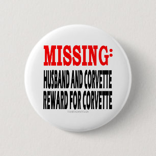 Missing Husband and Corvette: Reward for Corvette Button