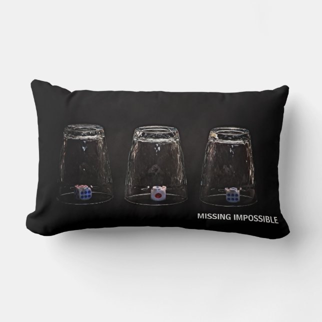 Missing Impossible Lumbar Pillow (Front)