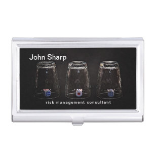Missing Impossible Risk Management funny Business Card Case