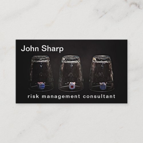 Missing Impossible Risk Management funny custom Business Card