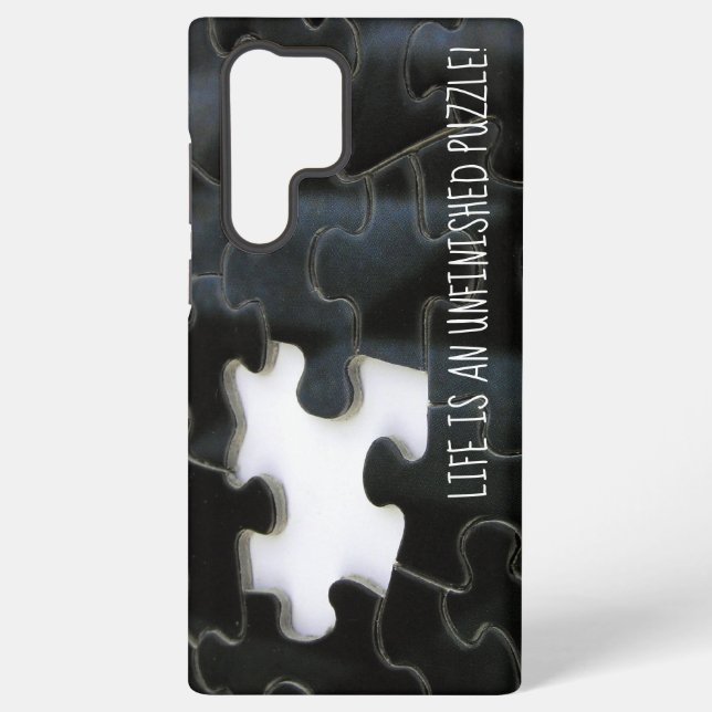 Missing Jigsaw Puzzle Piece Photograph Custom Samsung Galaxy Case (Back)