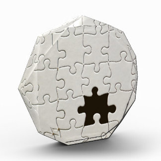 Missing Jigsaw Puzzle Piece White Award