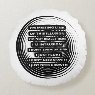 Missing Link Round Pillow