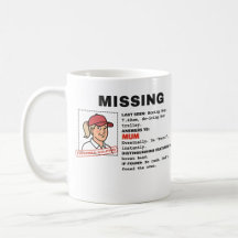 Missing Mom, Presumed Golfing: Personalized Mug