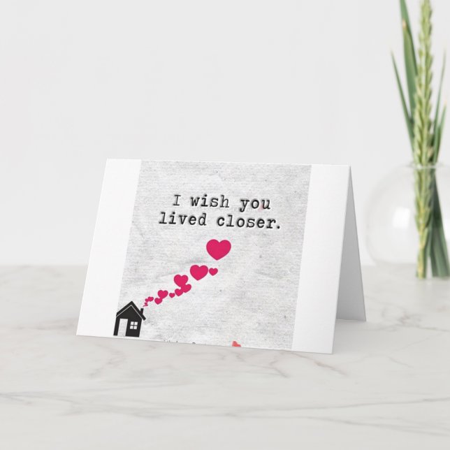 **MISSING MY FRIEND-BUT HAPPY FOR YOU** CARD (Front)