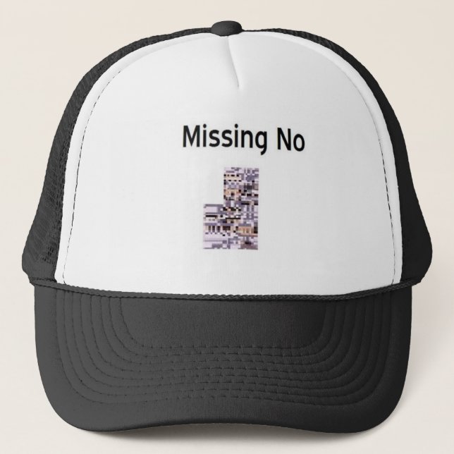 Missing No Product Trucker Hat (Front)