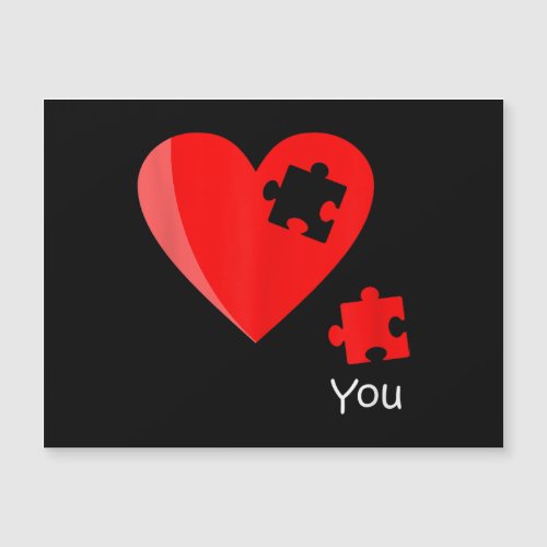 Missing Piece Heart Puzzle Valetines Day Shirt Gif