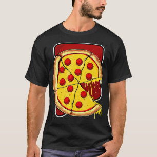 Missing Piece Pizza Slice Matching Couple Valentin T-Shirt